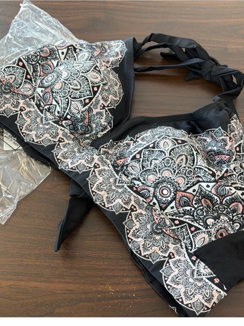 Nwt Avenger halter BIKINI Top swimsuits For All Plus Size 20 2X - Picture 3 of 4